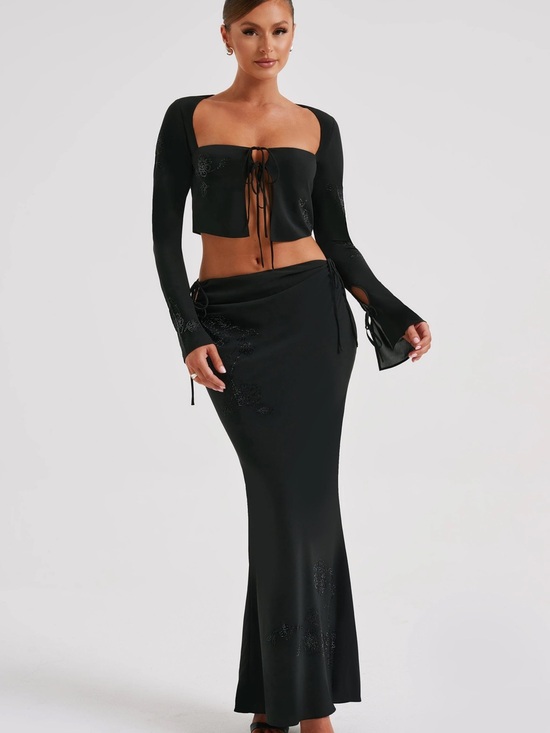 babyboo Dresses & Skirts - Black Maxi Skirt Set - NWT